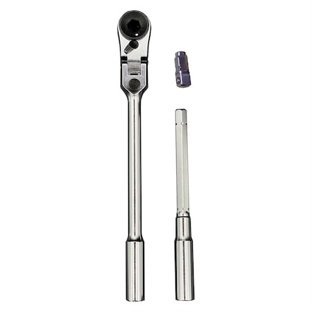 Vim Tools 3 pc. 1/4" Mini Flex Bit/Socket Ratchet and T-Handle RFB400K
